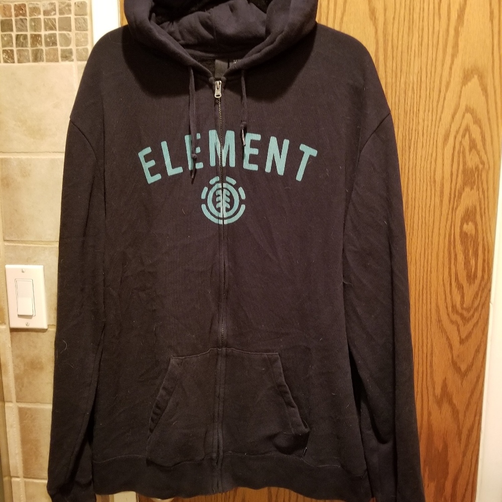 Element Brand XXL Black Hoodie w/ Zipper